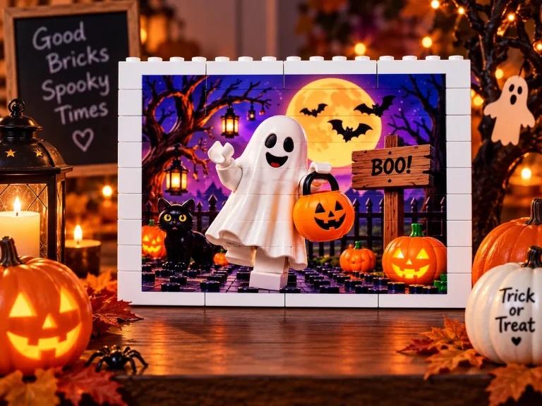 ghost and pumpkins 64400005