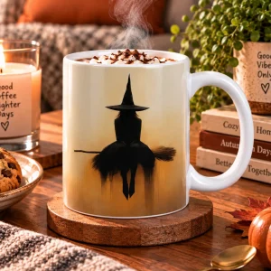 witch on broomstick 84100005